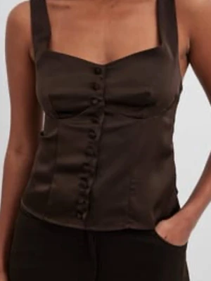 Festtopp - Jättefin topp i satin! Bra skick 