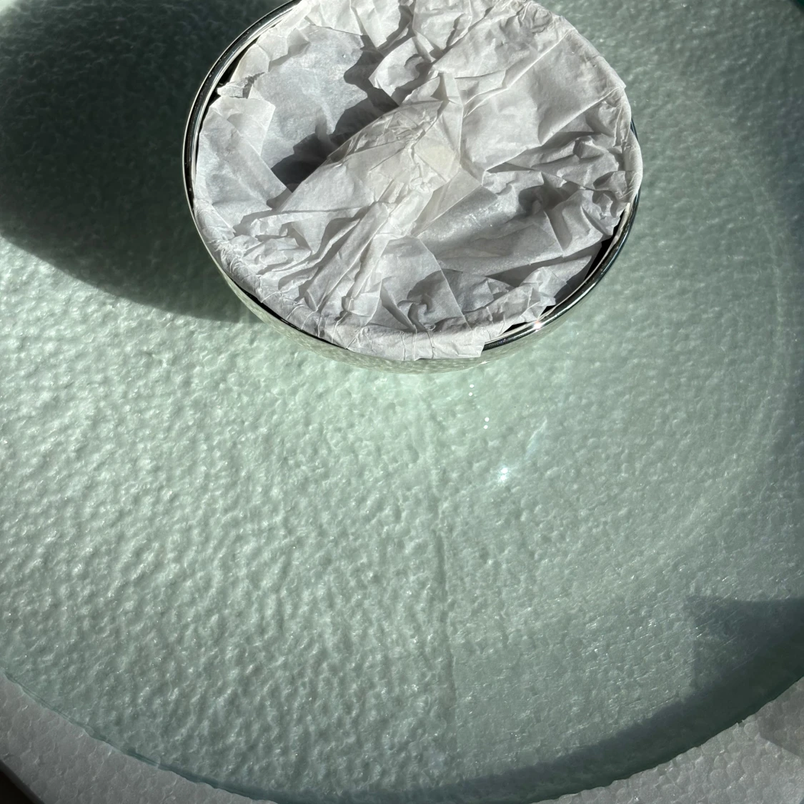 Glas servering fat - 2