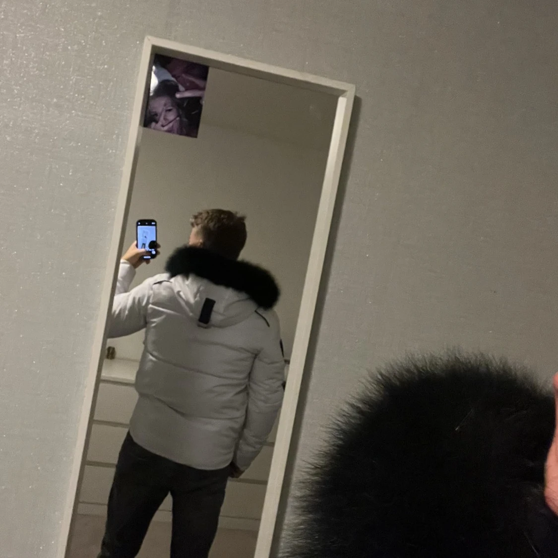 Vit pufferjacka från Horspist Paris - 2