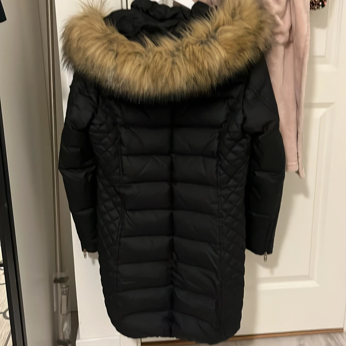 Svart lång pufferjacka Rockandblue - 1