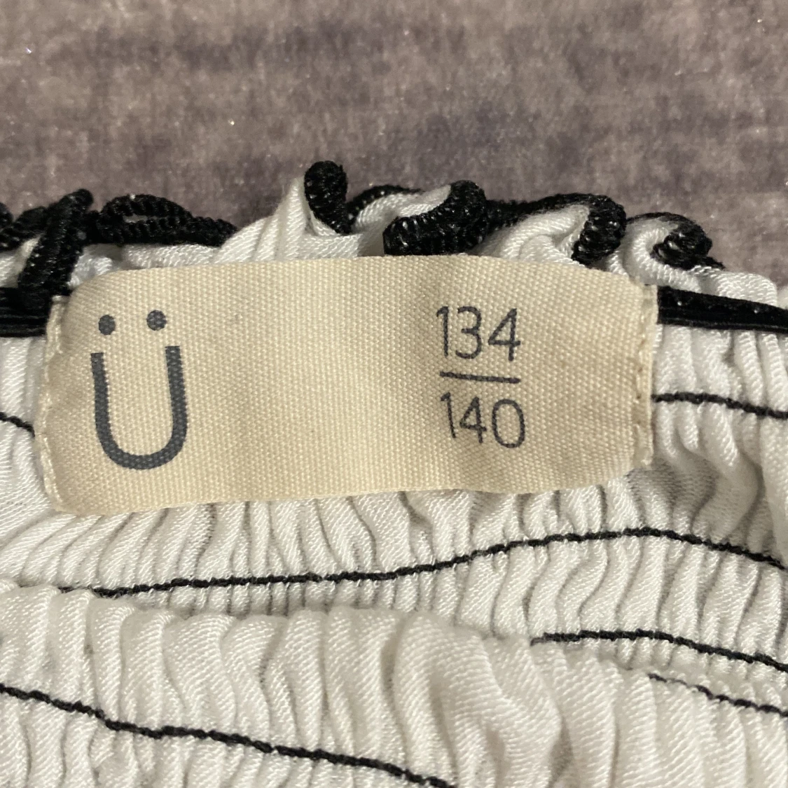 Randig vit klänning från Ü - 2