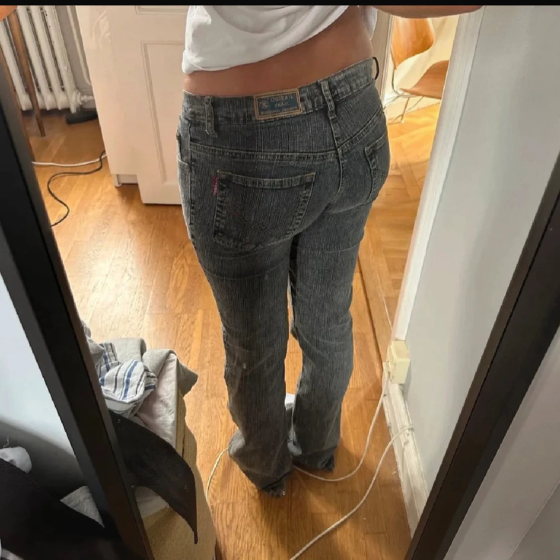 Levis bootcut jeans låg midja grå - 2