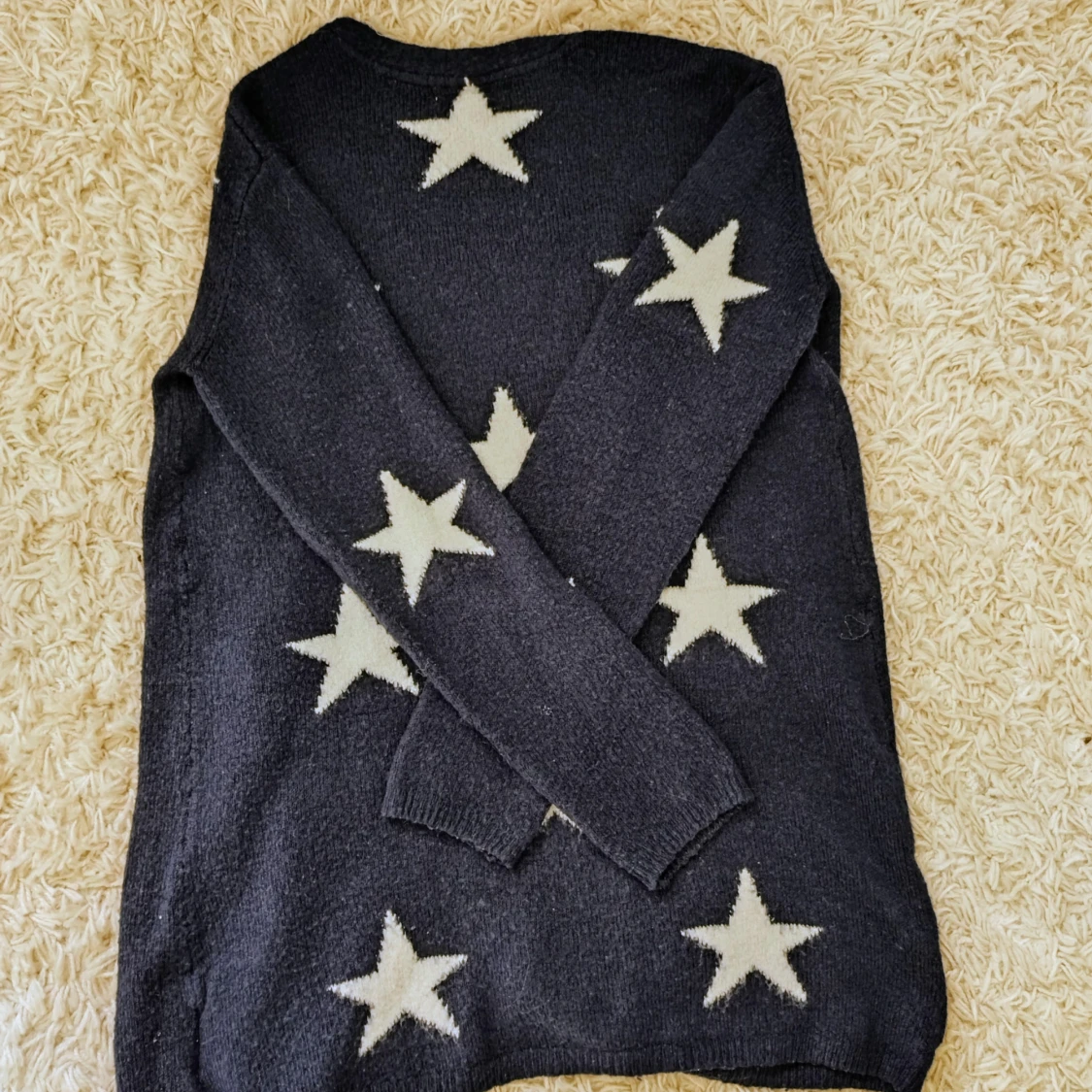 Mörkblå kofta med vita stjärnor H&M - 1