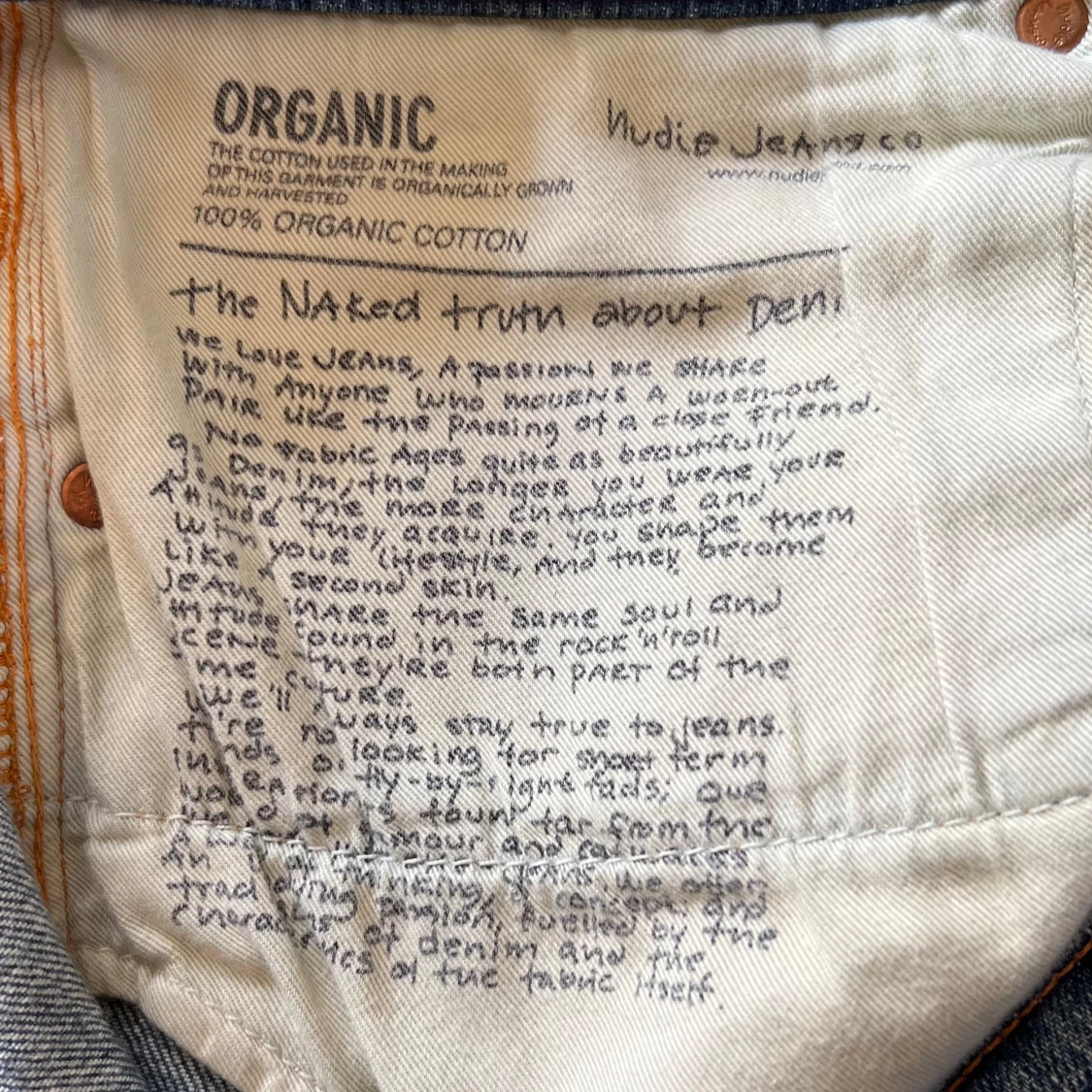Blå jeans från Nudie Jeans, W33 L30 - 4