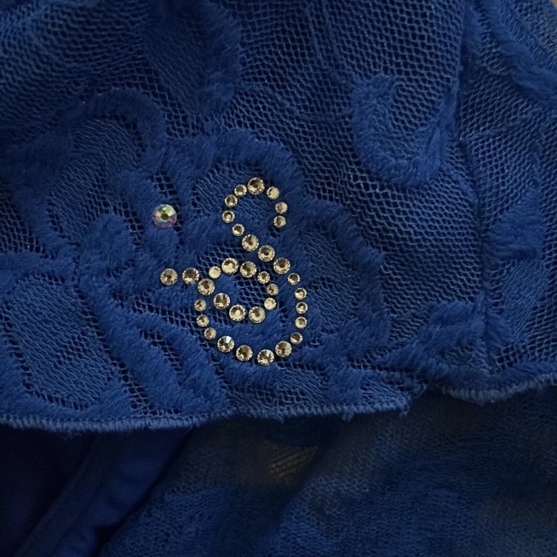 Blå kånståknings kjol  - 2