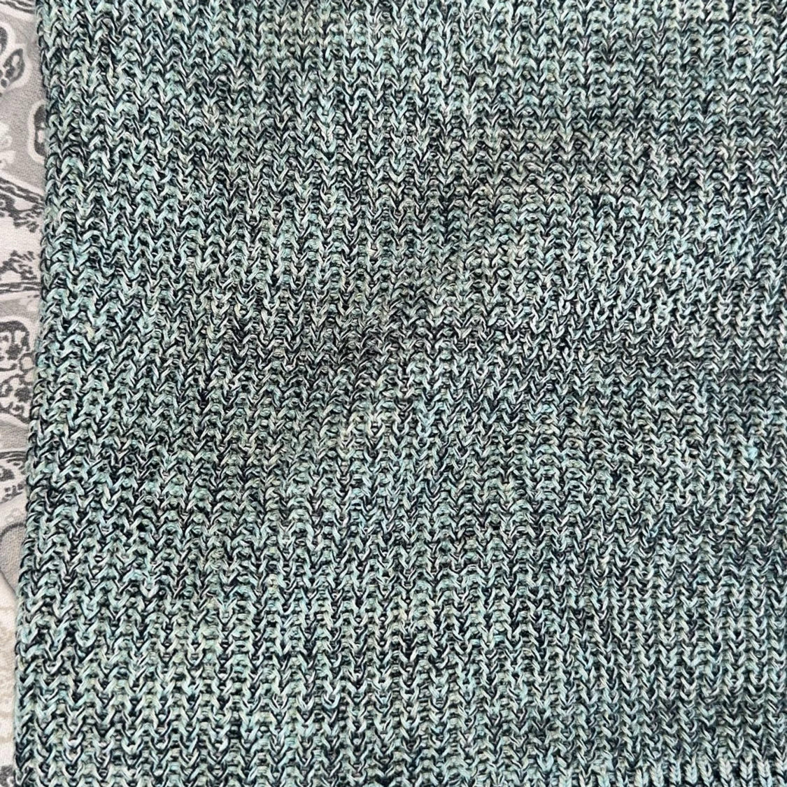 Grönmelerad stickad tröja från STAY - 2