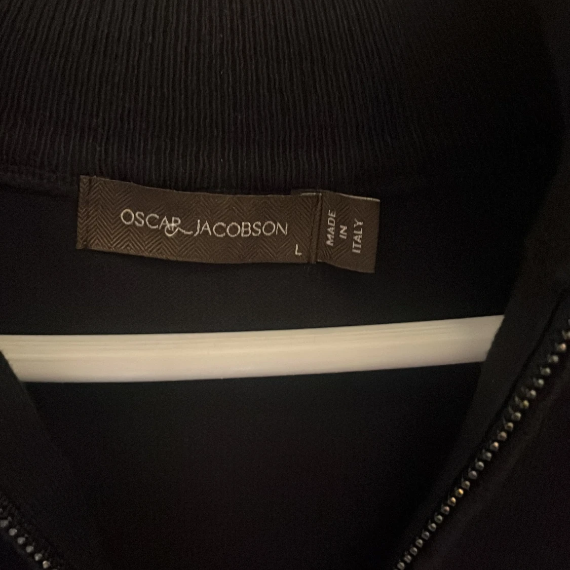 Marinblå half zip-tröja Oscar Jacobson - 1