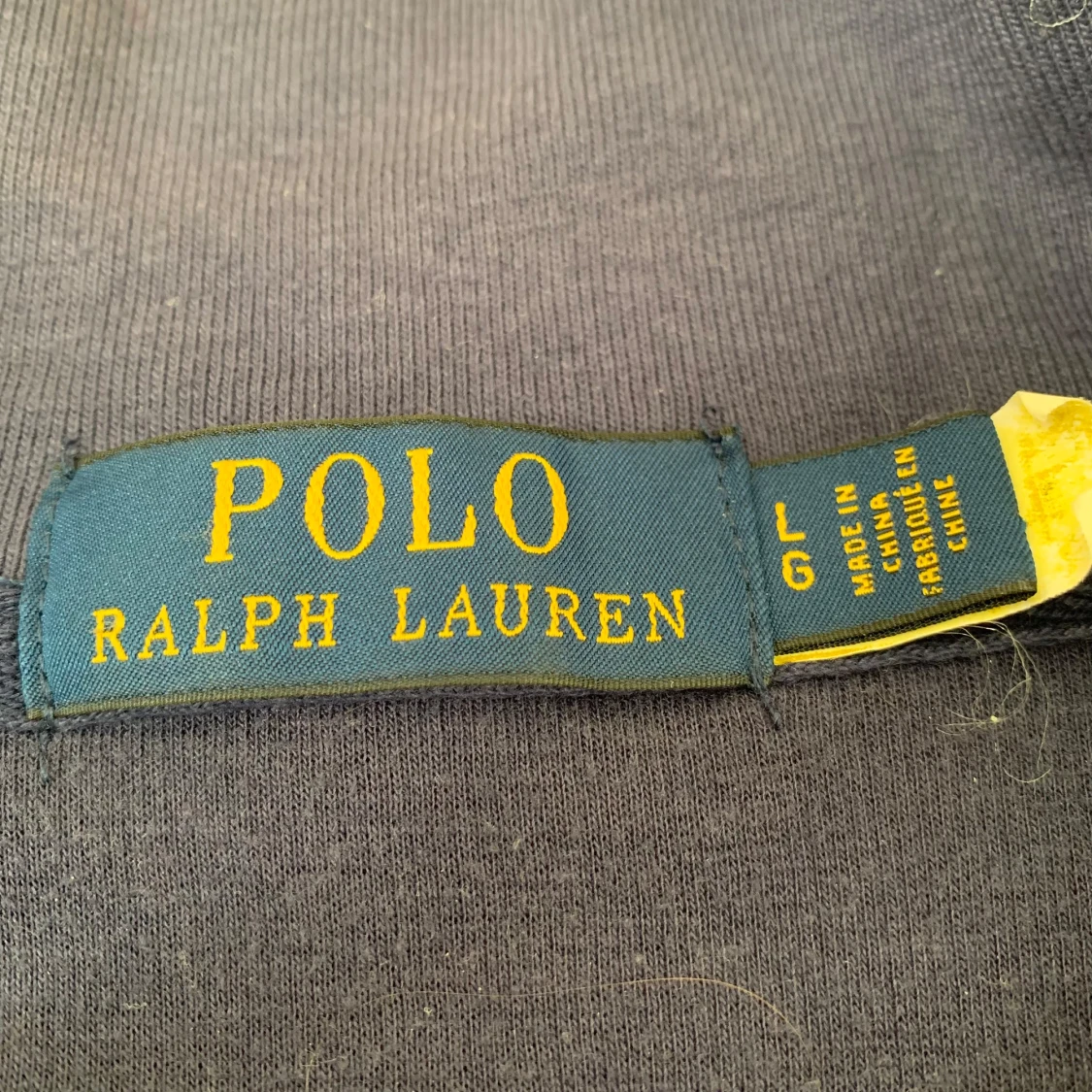 Blå ralph lauren halfzip - 3