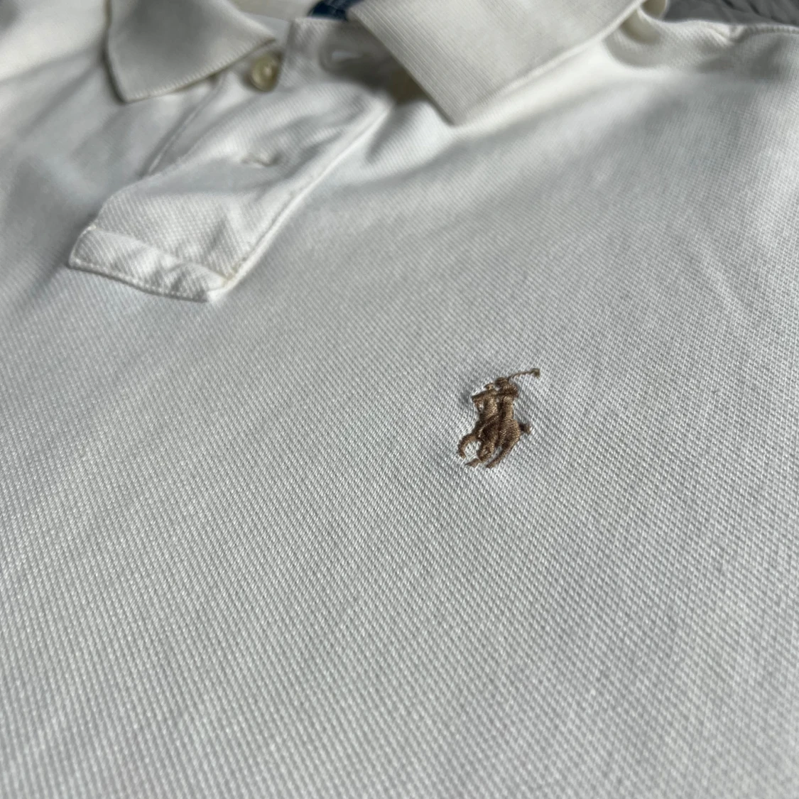 Cremevit polo t-shirt från Ralph Lauren - 4