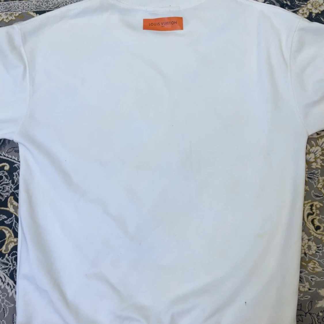 Vit Louis Vuitton sweatshirt med blå logga - 4