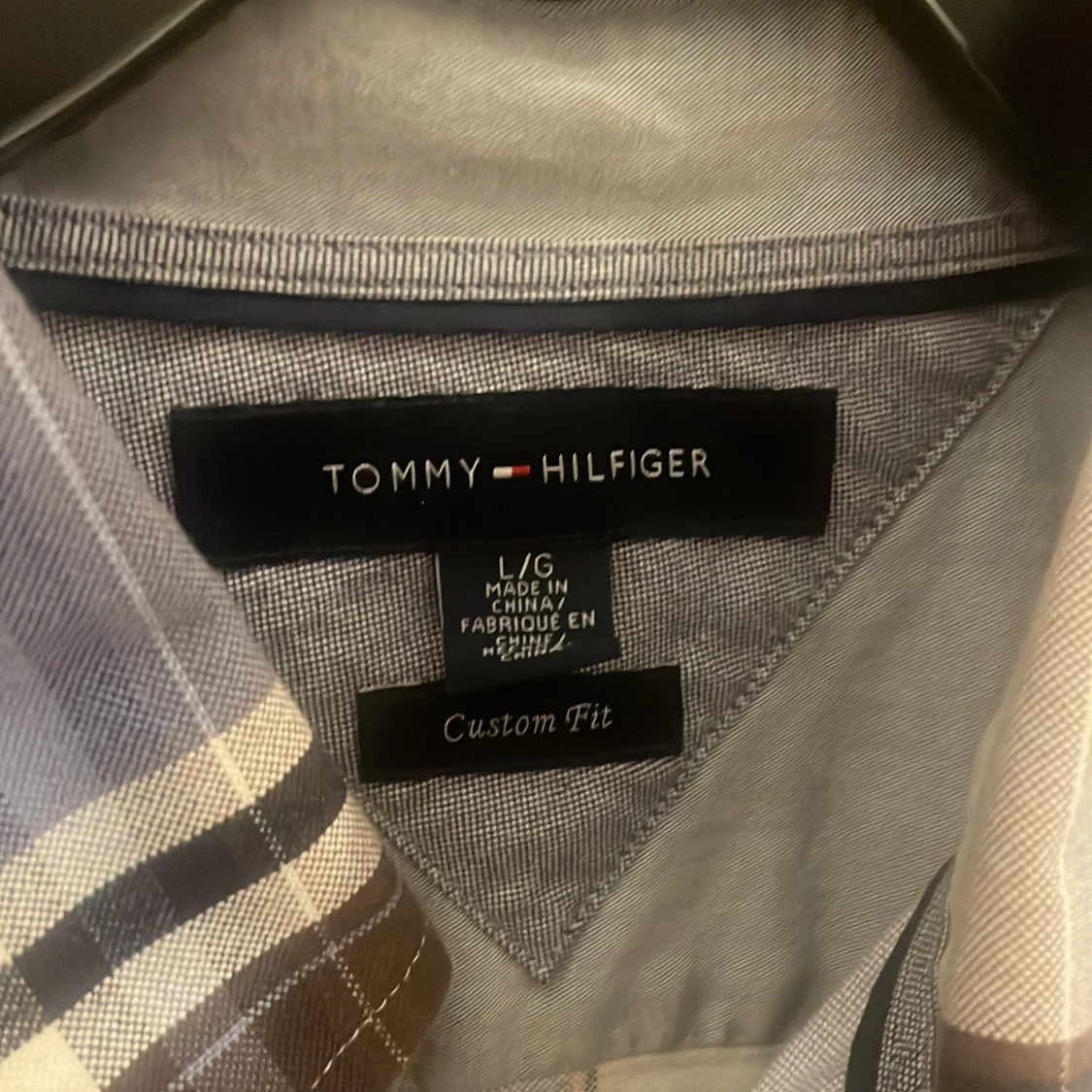 Rutig skjorta Tommy Hilfiger blå/brun - 2