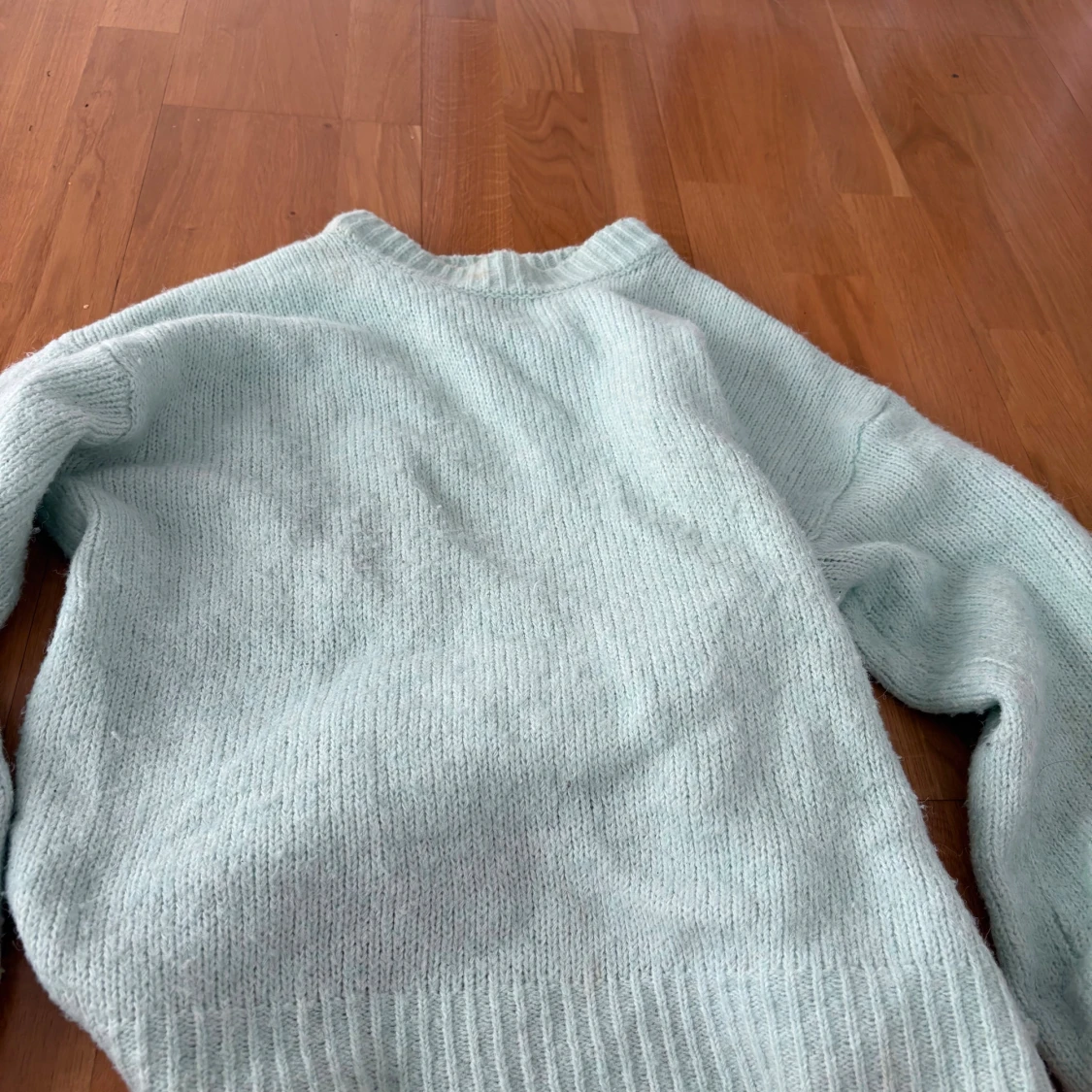 Ljusgrön stickad tröja från SHEIN