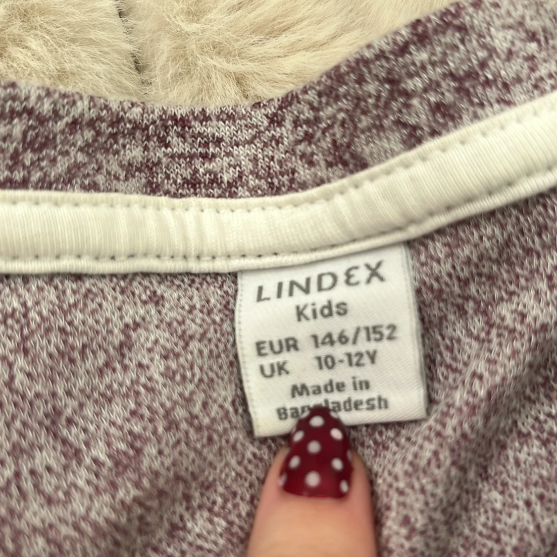 Ljuslila långärmad tröja Lindex - 1