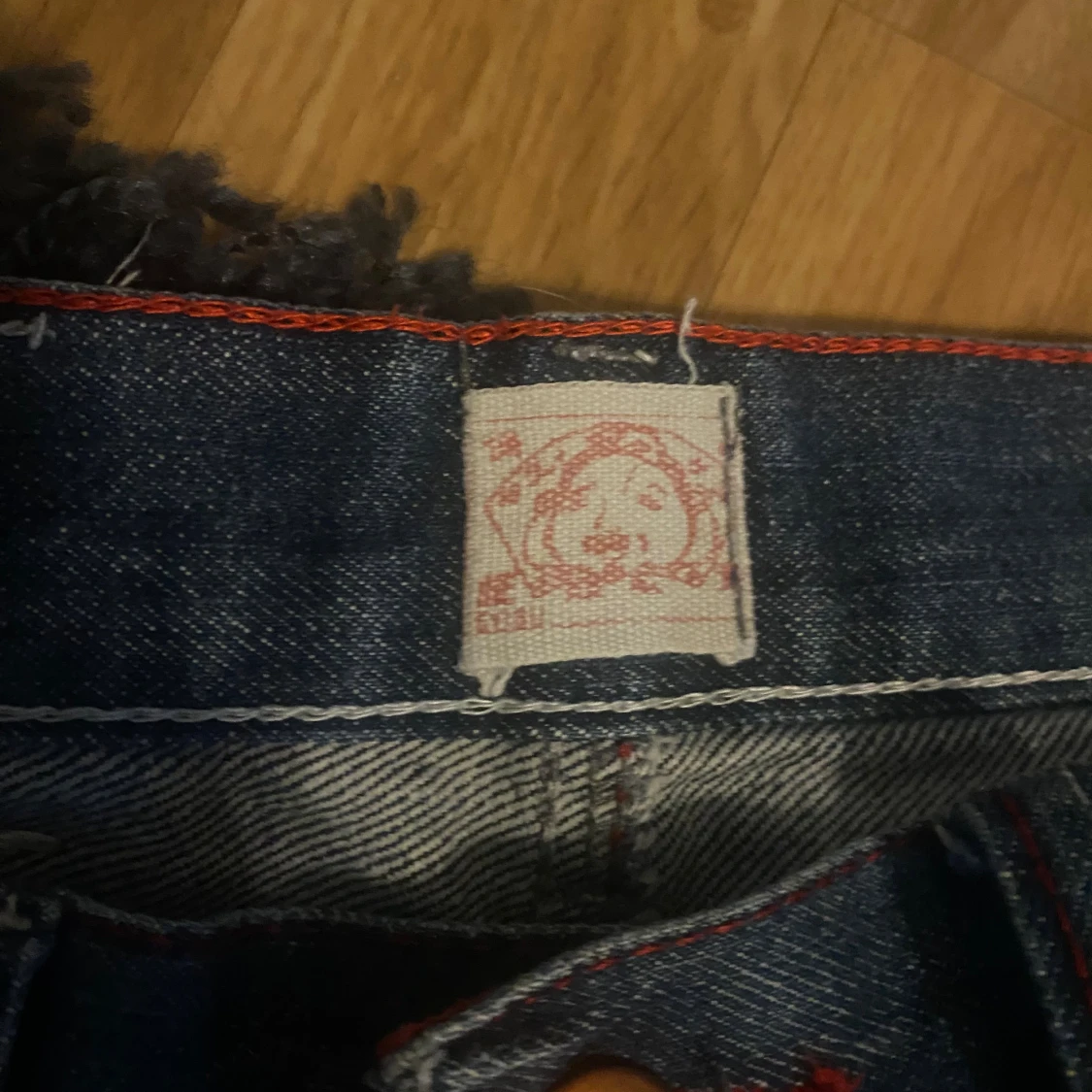 Unika japanska jeans med broderi - 3