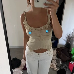 Blus/topp - Superfin volangtopp