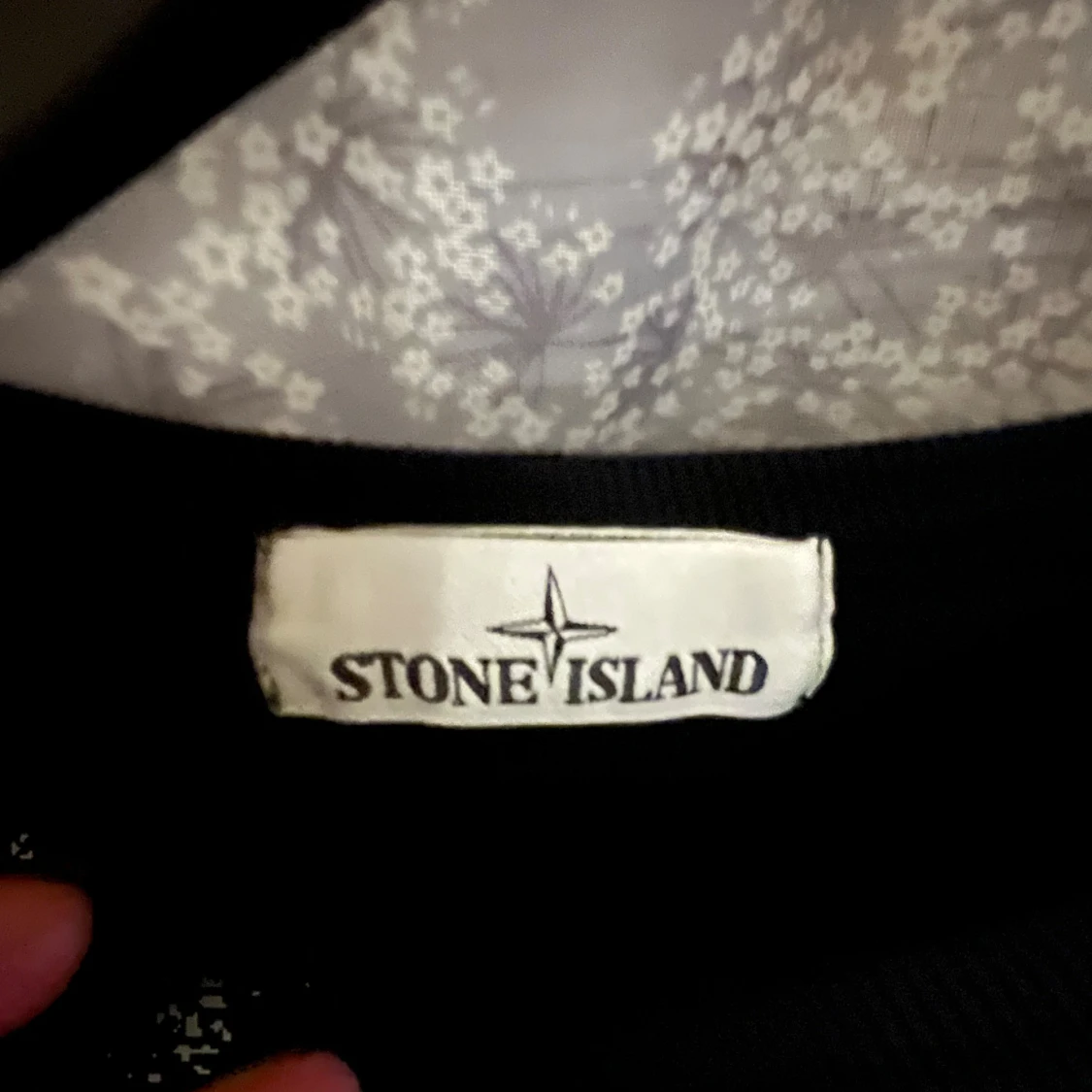 Svart Stone Island sweatshirt - 1