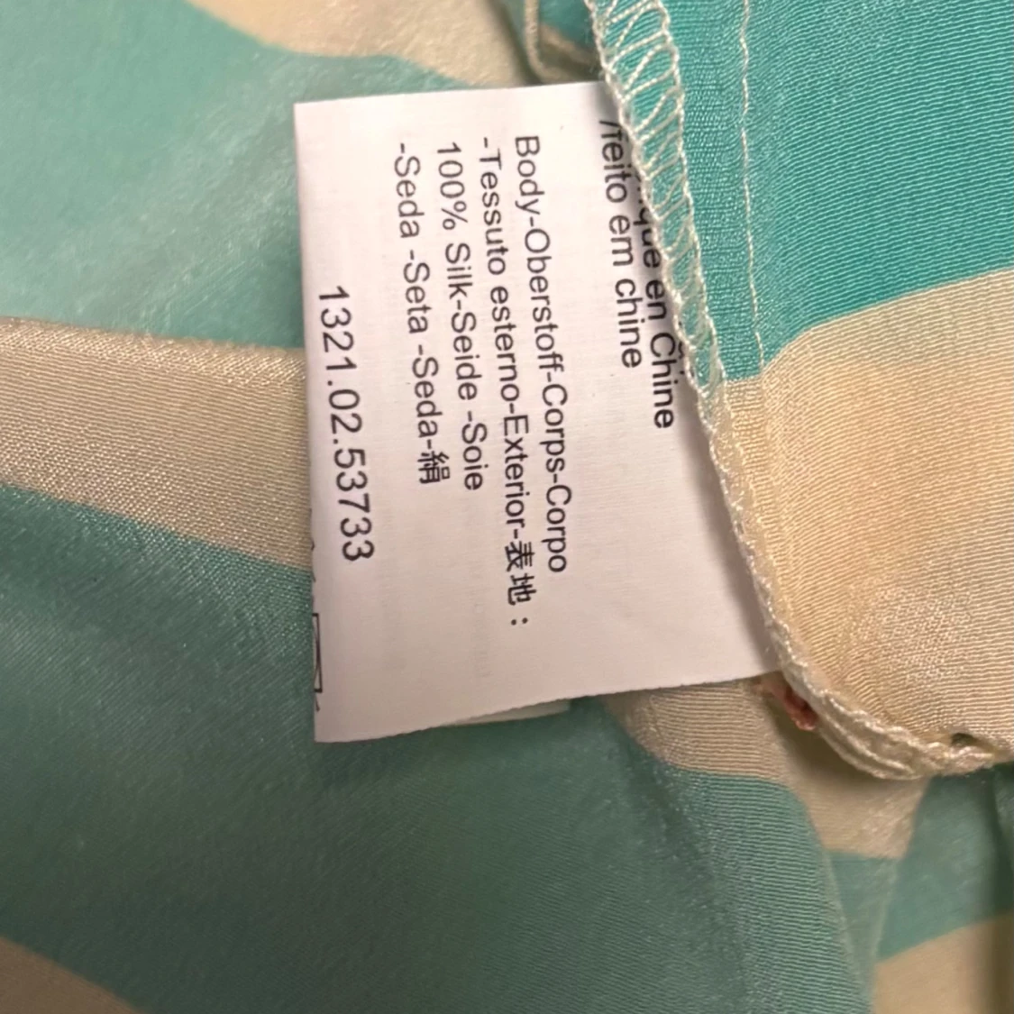 Randig silkesblus Maison Scotch - 3