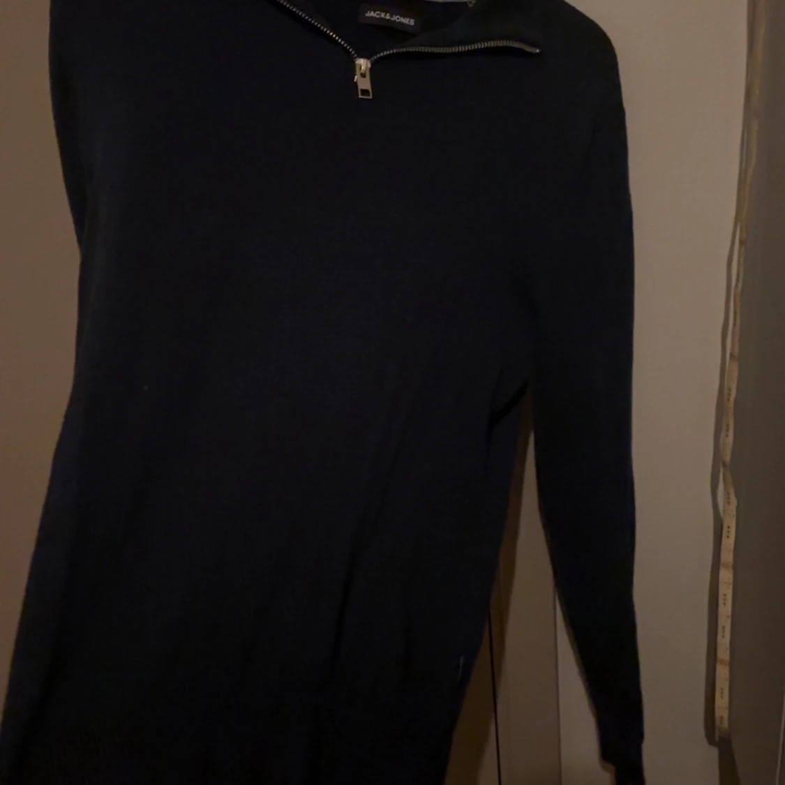 Mörkblå half zip-tröja Jack & Jones - 1