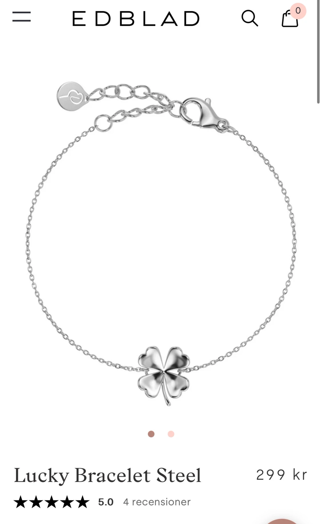 Lucky Bracelet Steel från Edblad