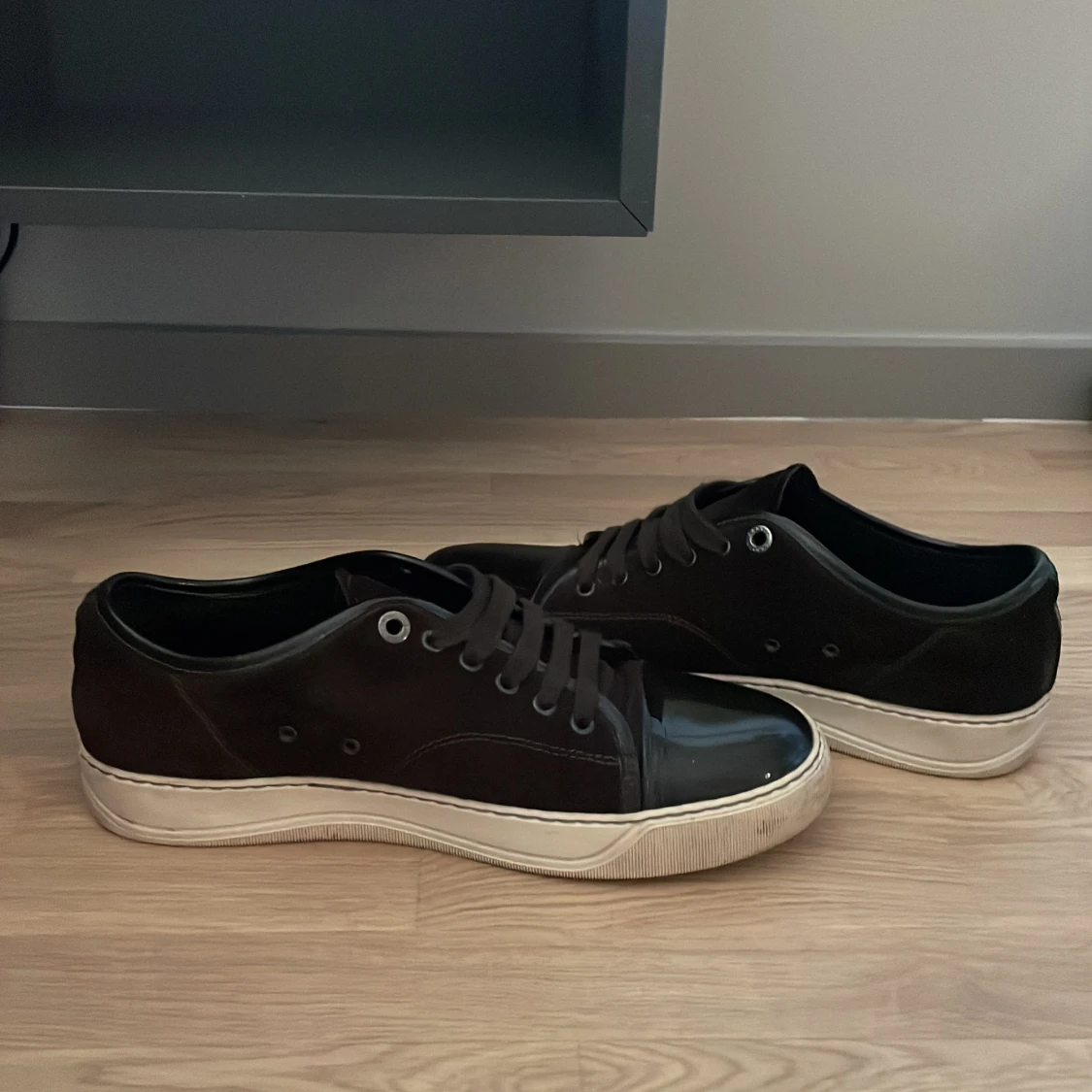 Mörkbruna Lanvin cap toe - 1