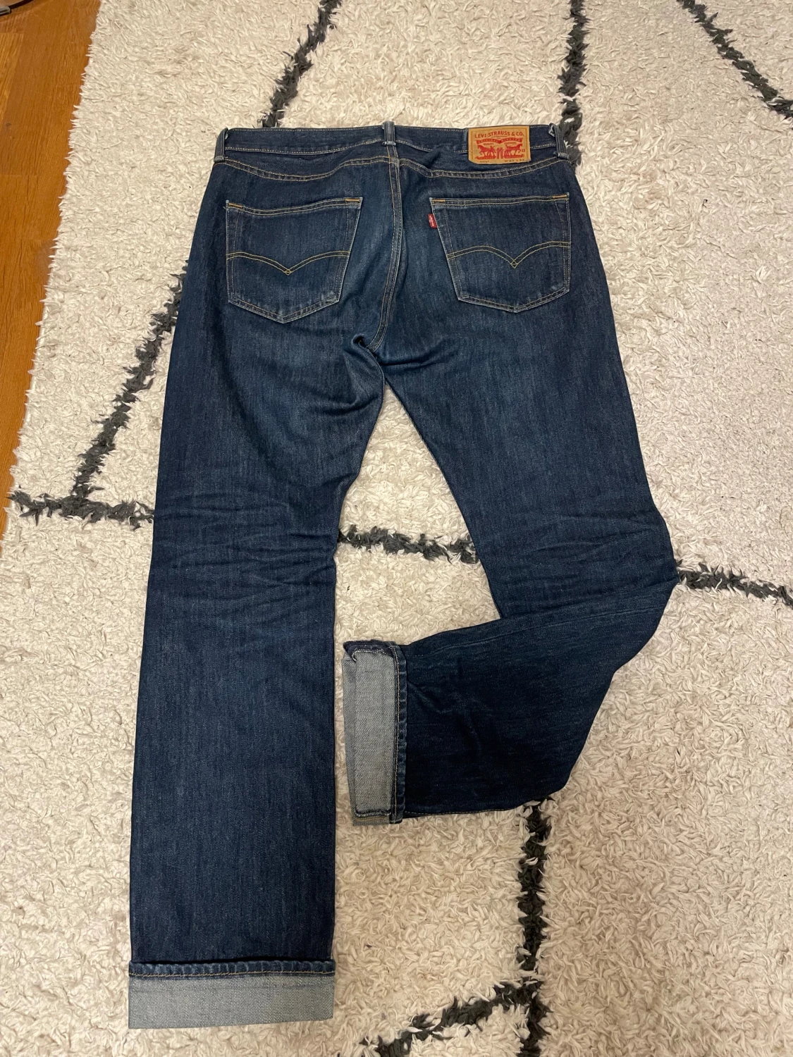 Levi's 501 mörkblå jeans  - 2