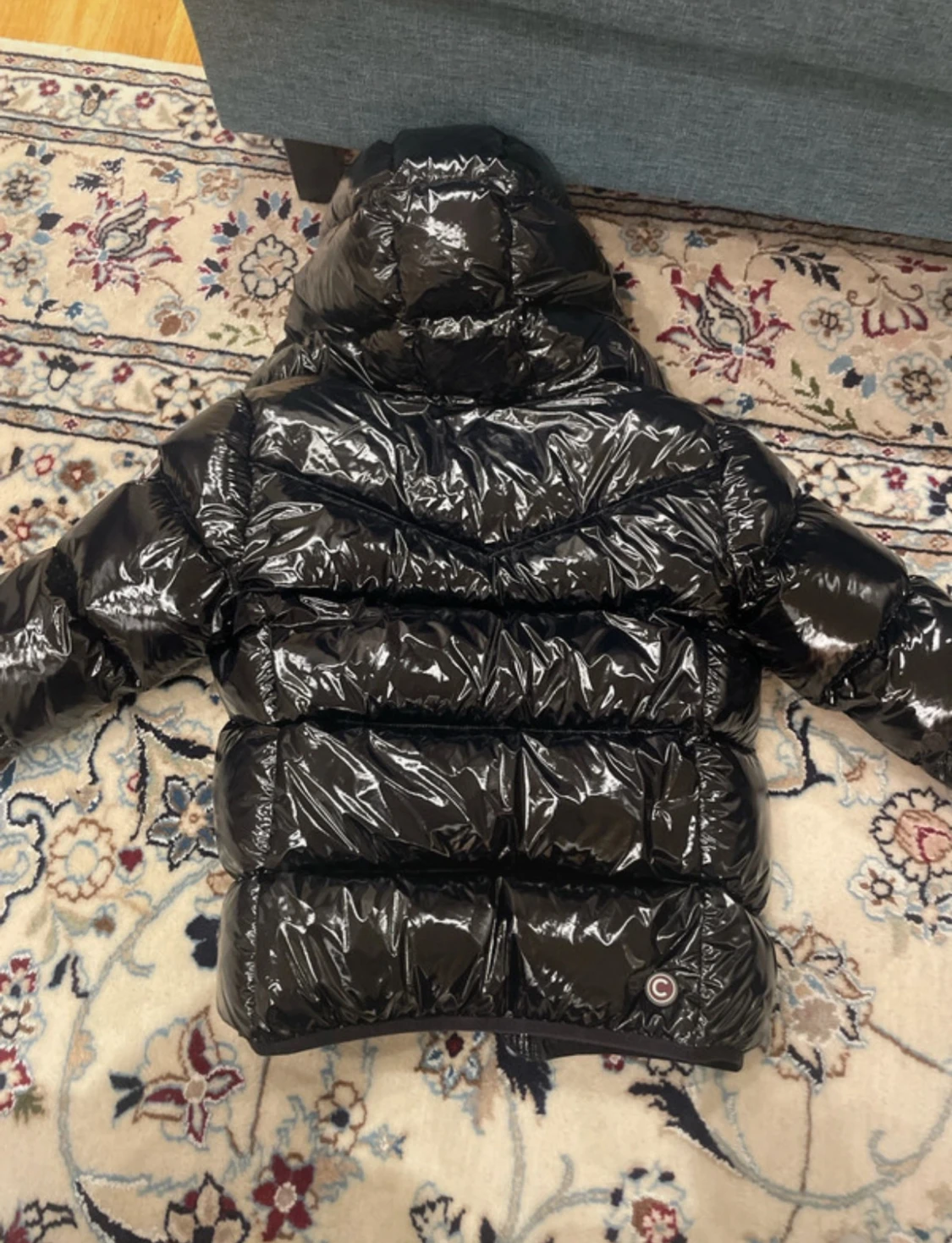 Svart Colmar pufferjacka med huva - 6