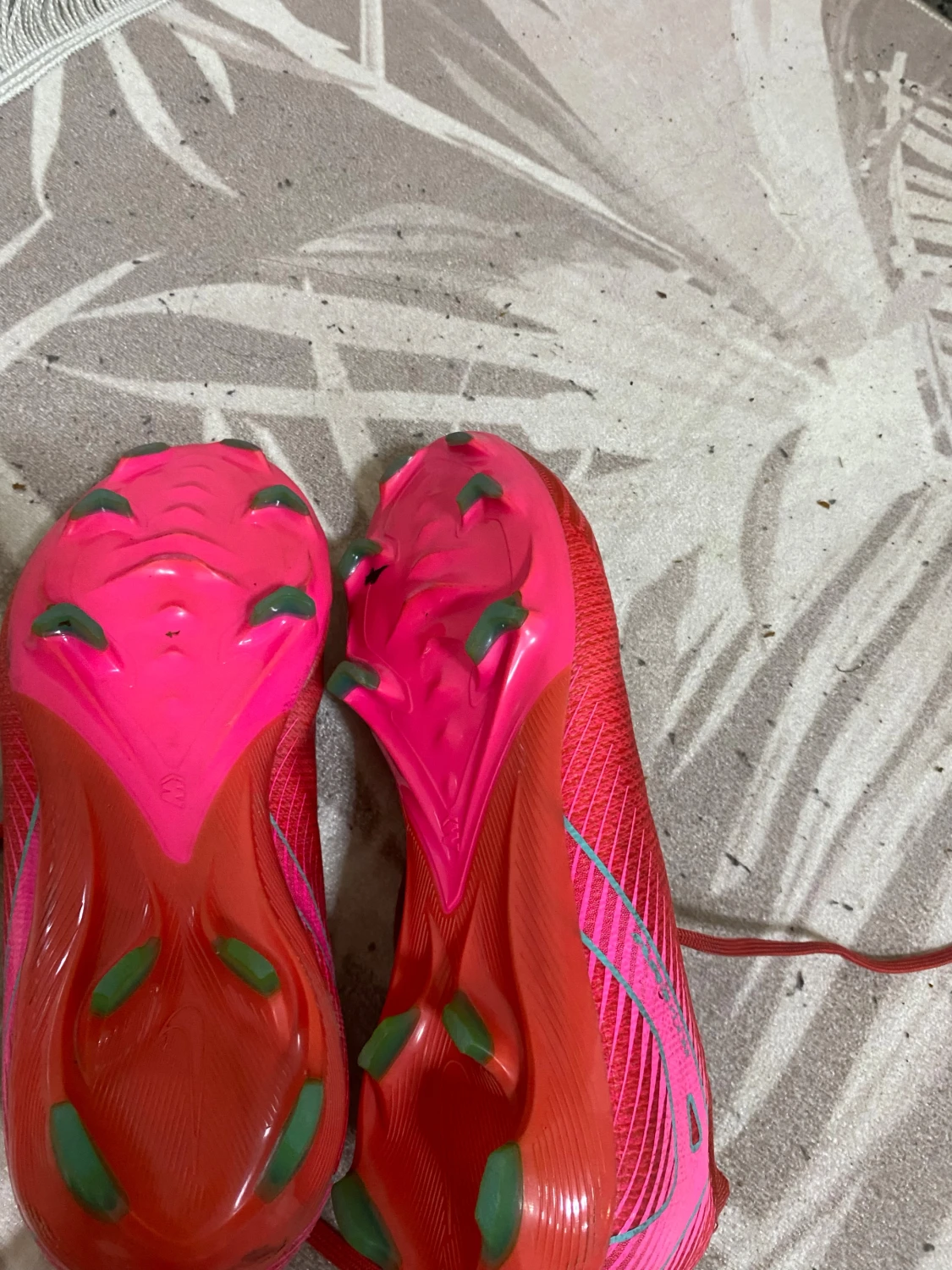 Nike röda fotbollsskor Flyknit - 3