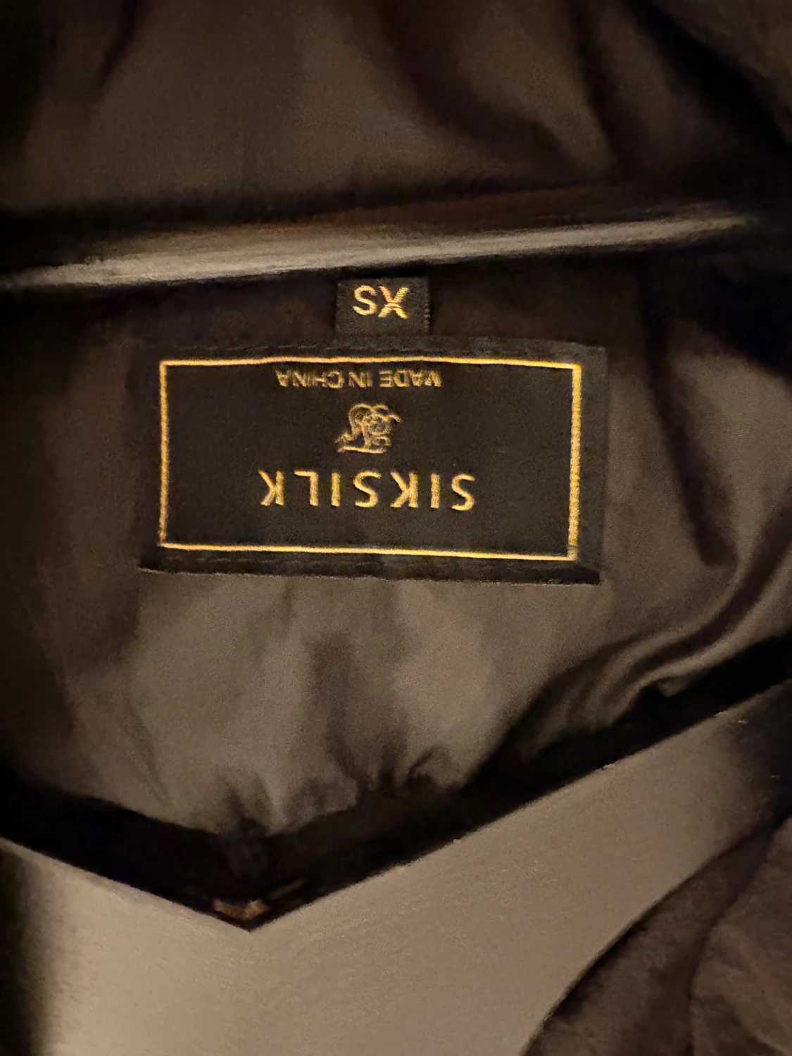Svart pufferjacka från SikSilk XS - 2