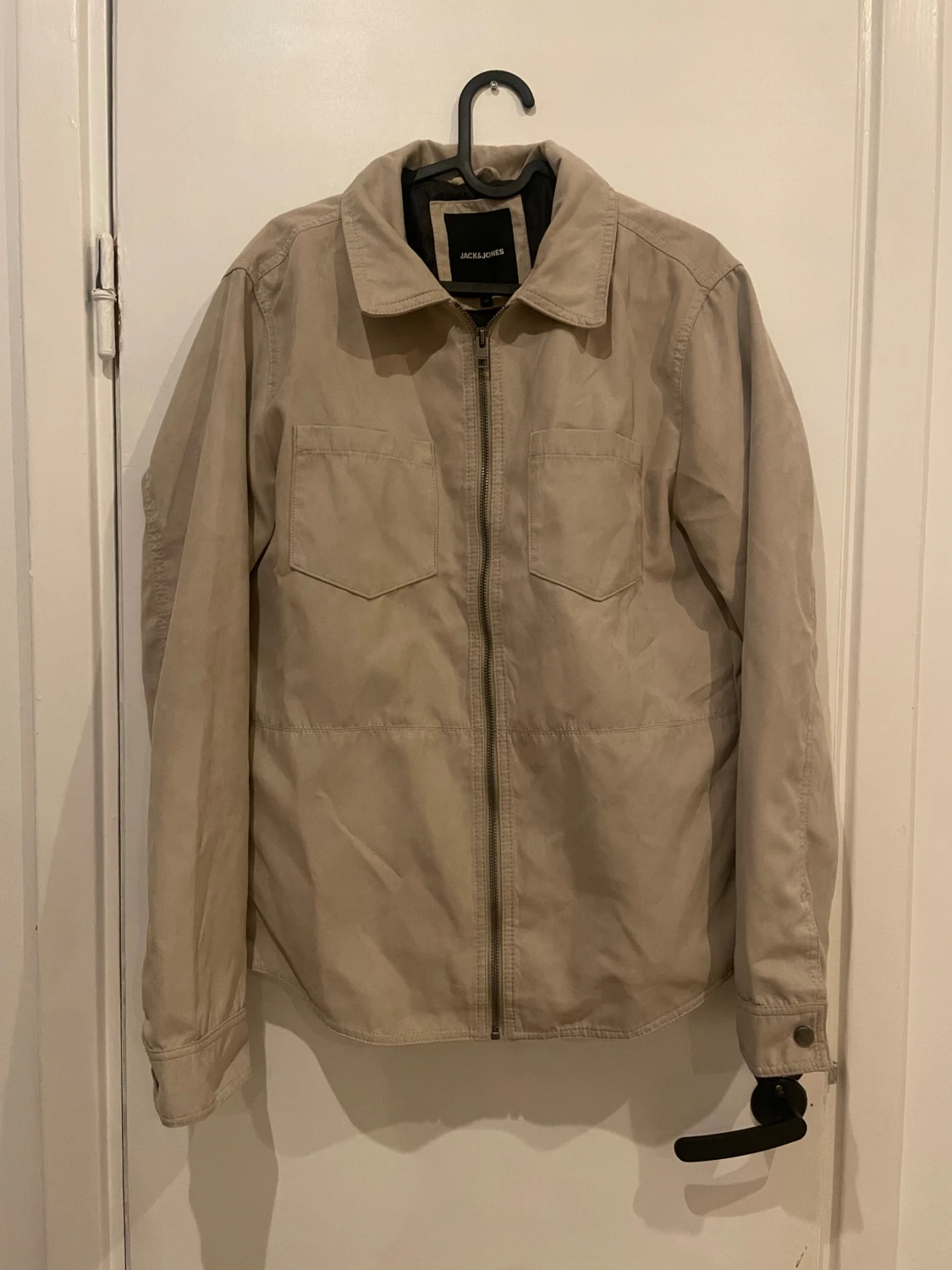 Beige overshirt från Jack & Jones