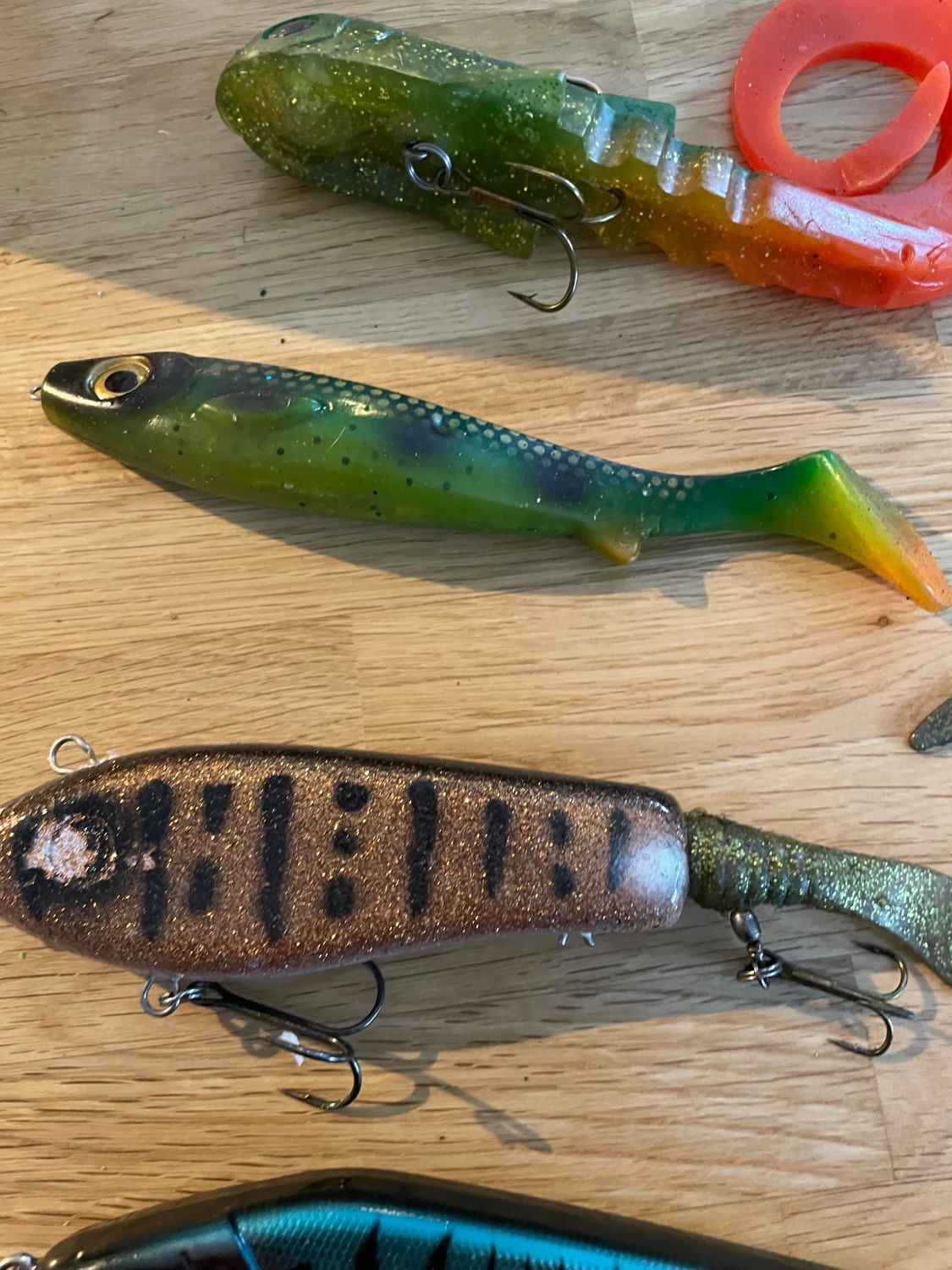 Fiskedrag blandat set - 2