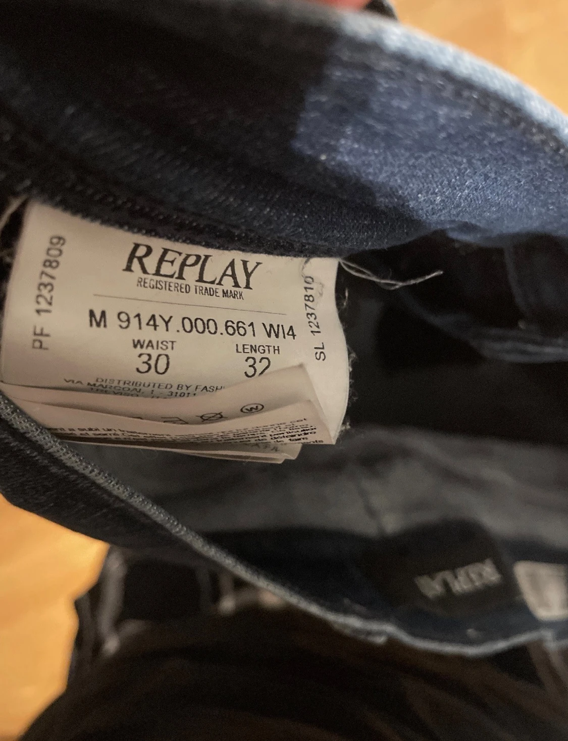Replay Anbass jeans blå, storlek 30/32 - 3