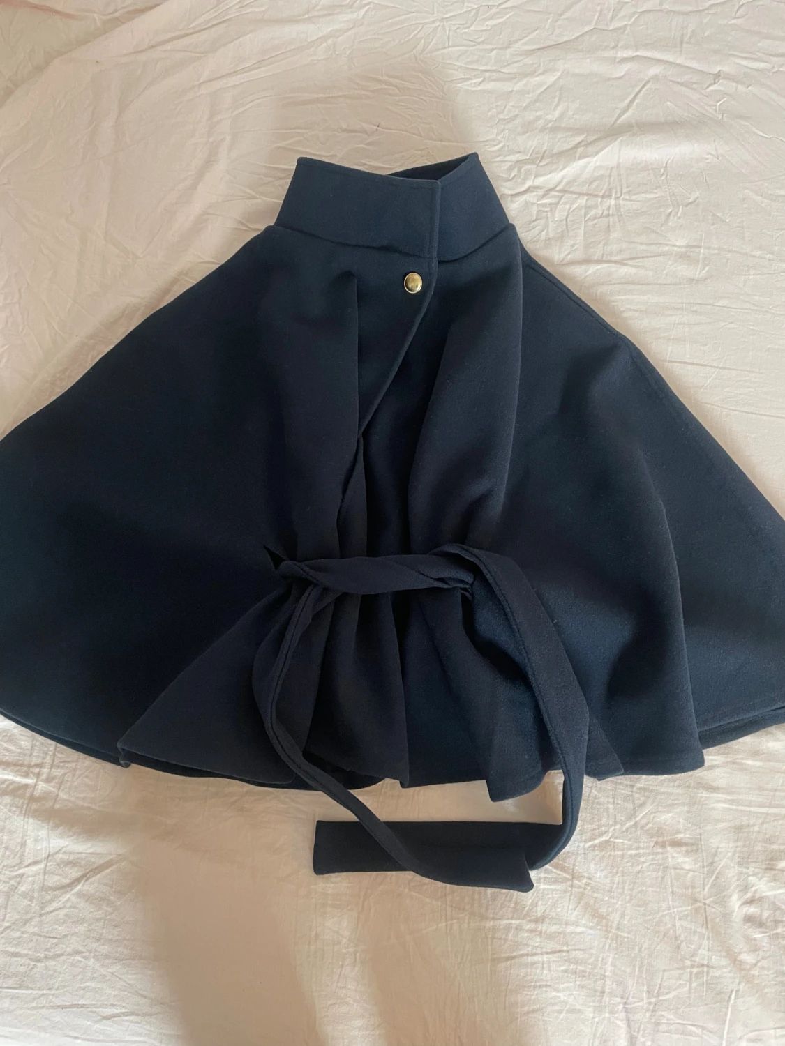 Mörkblå poncho - 1