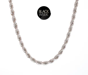 Cordell-halsband - 8mm Silver  - Ett kraftigare cordell-halsband i 316L kirurgiskt rostfritt stål. Halsbandet är tåligt mot både svett, dusch och bad och behåller sin blanka silverfärg länge. Det är allergisäkert och lämnar inga märken på huden. Perfekt för dig som vill ha ett stilrent halsband med lite mer tyngd i designen. Vid frågor är du varmt välkommen att höra av dig!