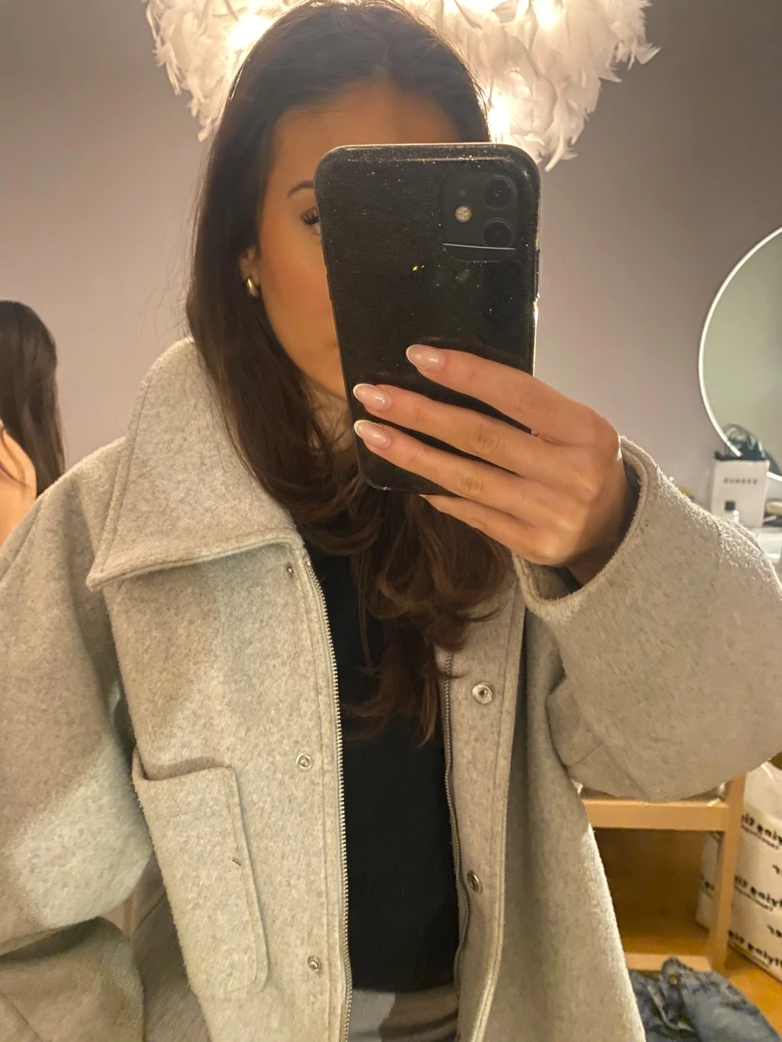 Grå kappa från NA-KD - 1