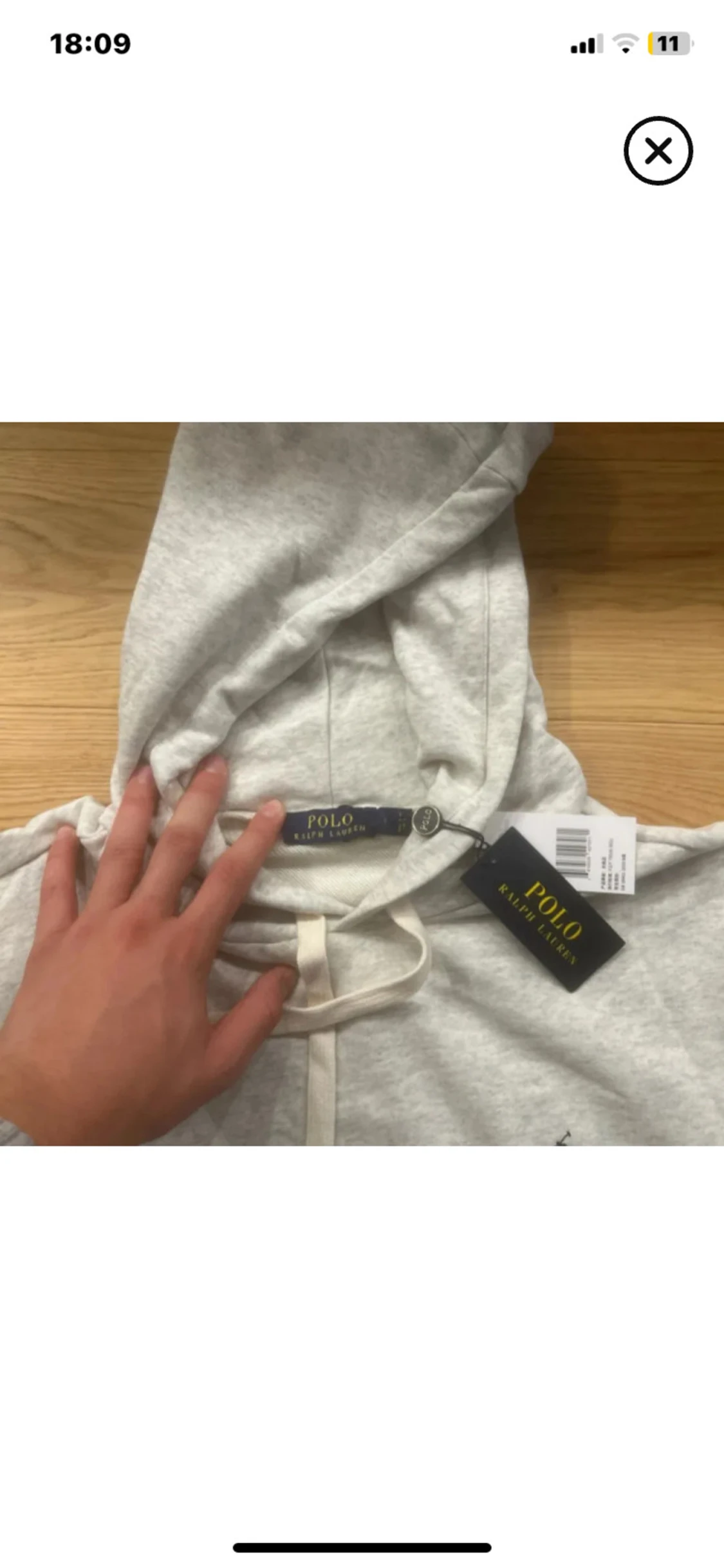 Vit hoodie från Polo Ralph Lauren - 1
