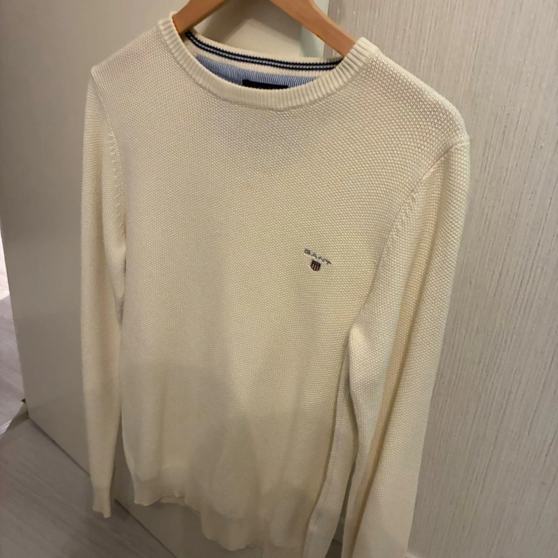 Vit stickad tröja från GANT - 1