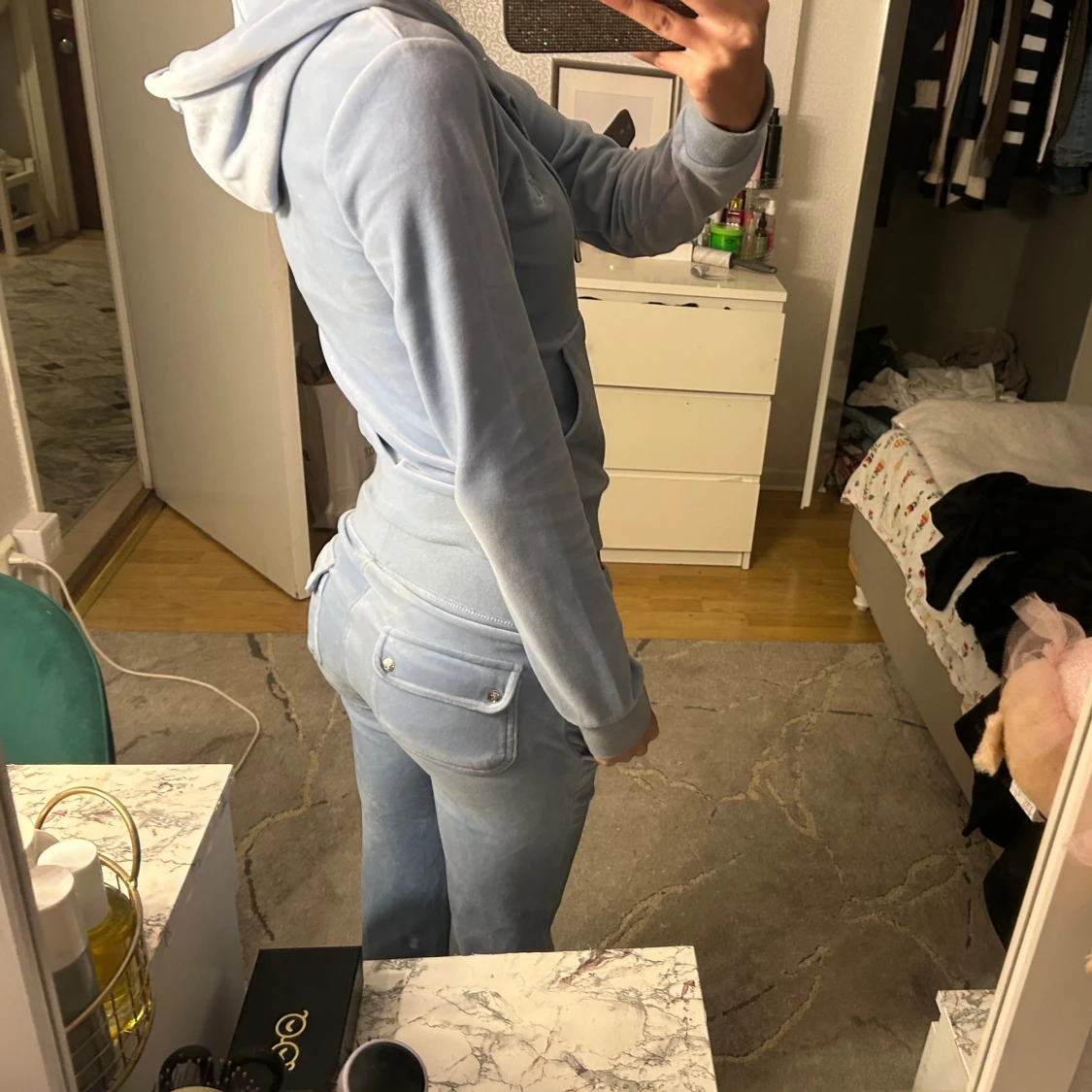 Ljusblå juicy set - 1