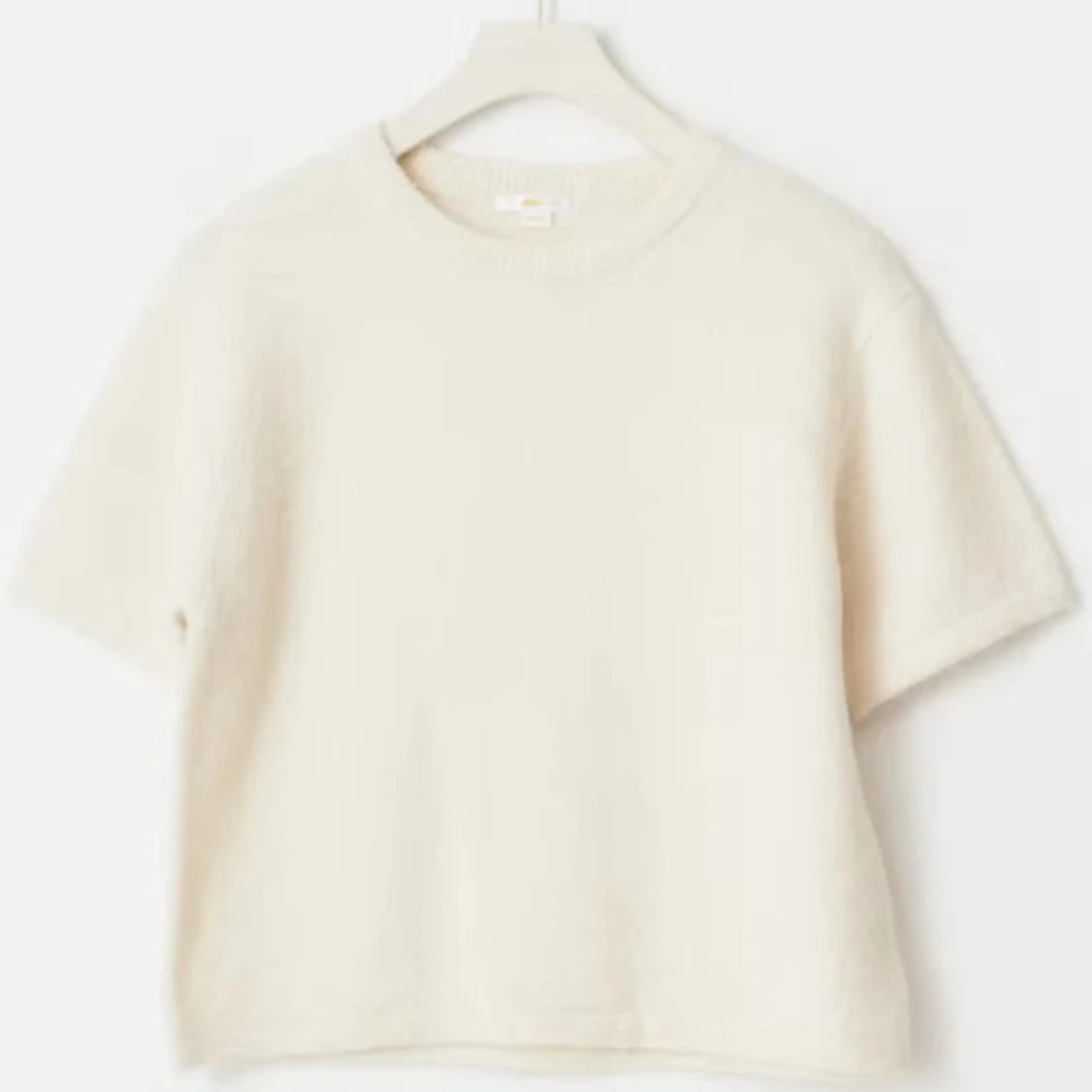 Kort ärmad stickad tröja 