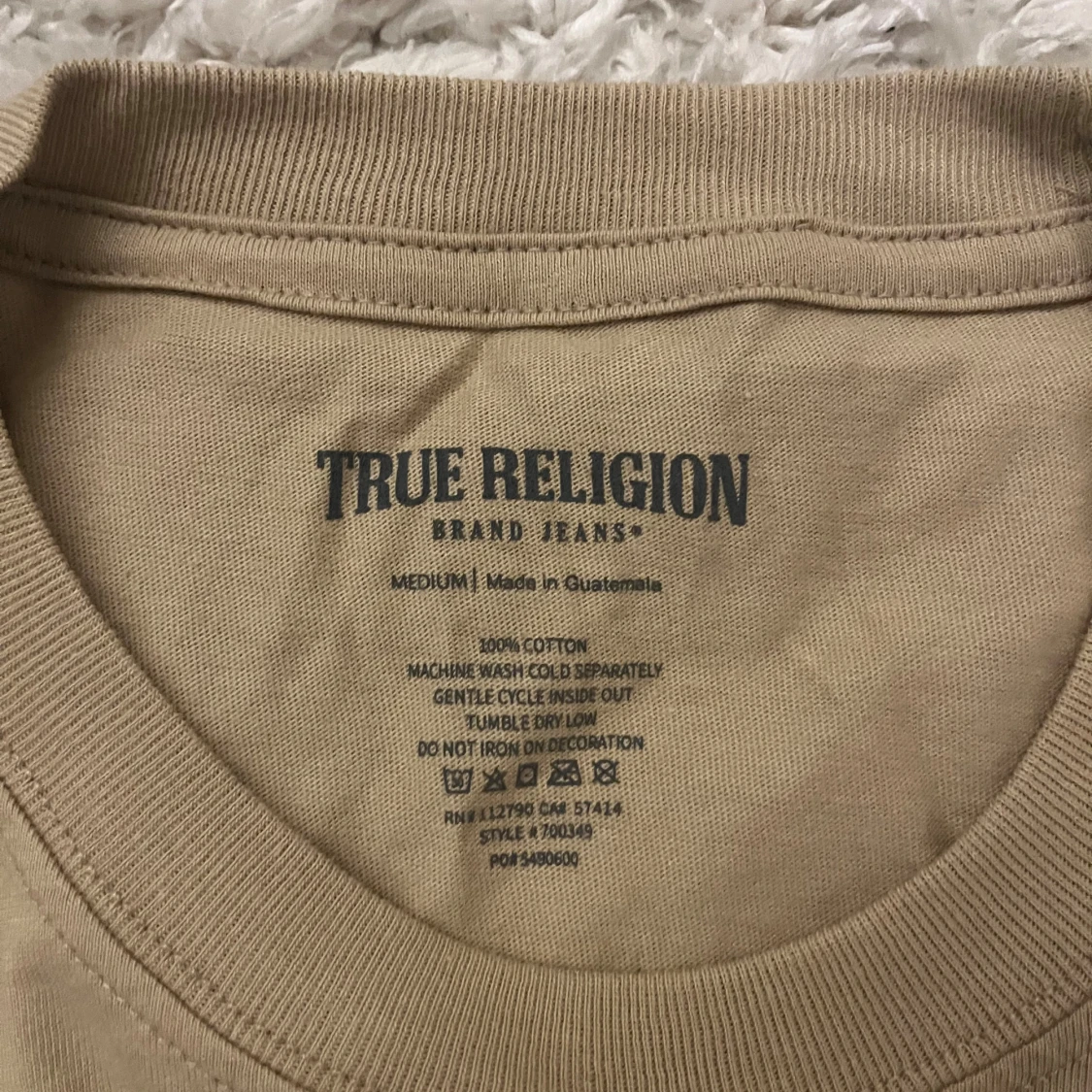 Beige True Religion t-shirt M - 2