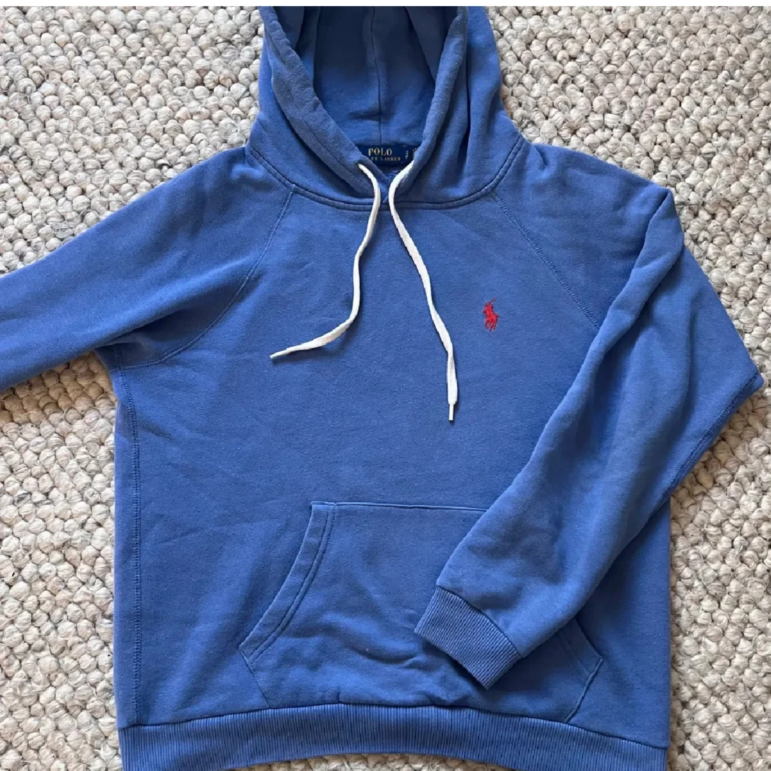 Blå hoodie från Polo Ralph Lauren