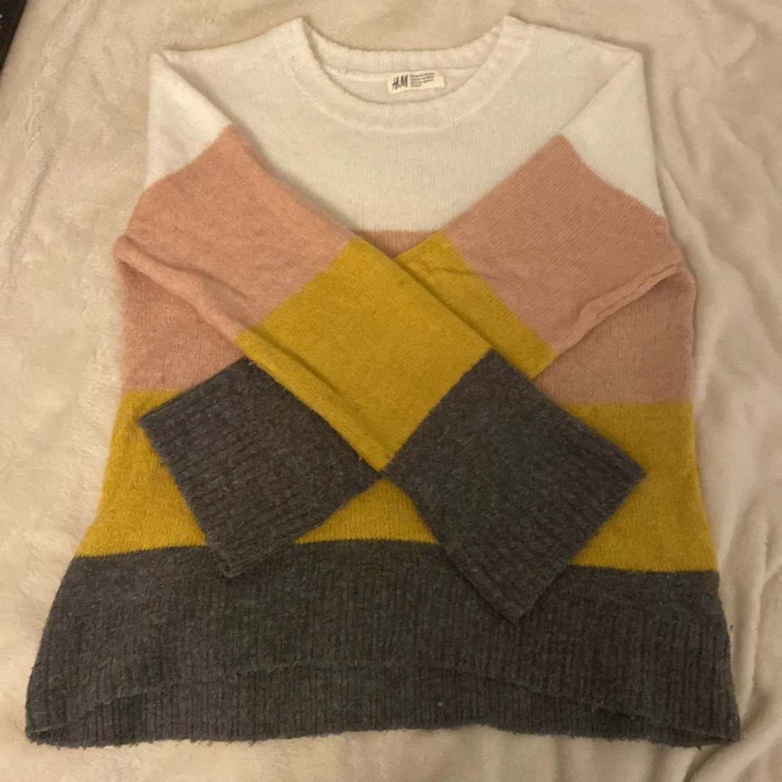 Randig stickad tröja från H&M - 1