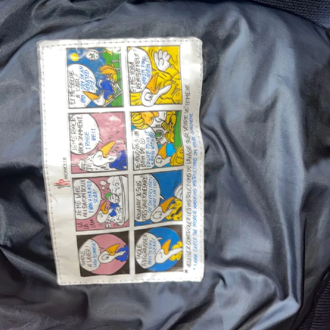 Marinblå Moncler cardigan  - 1