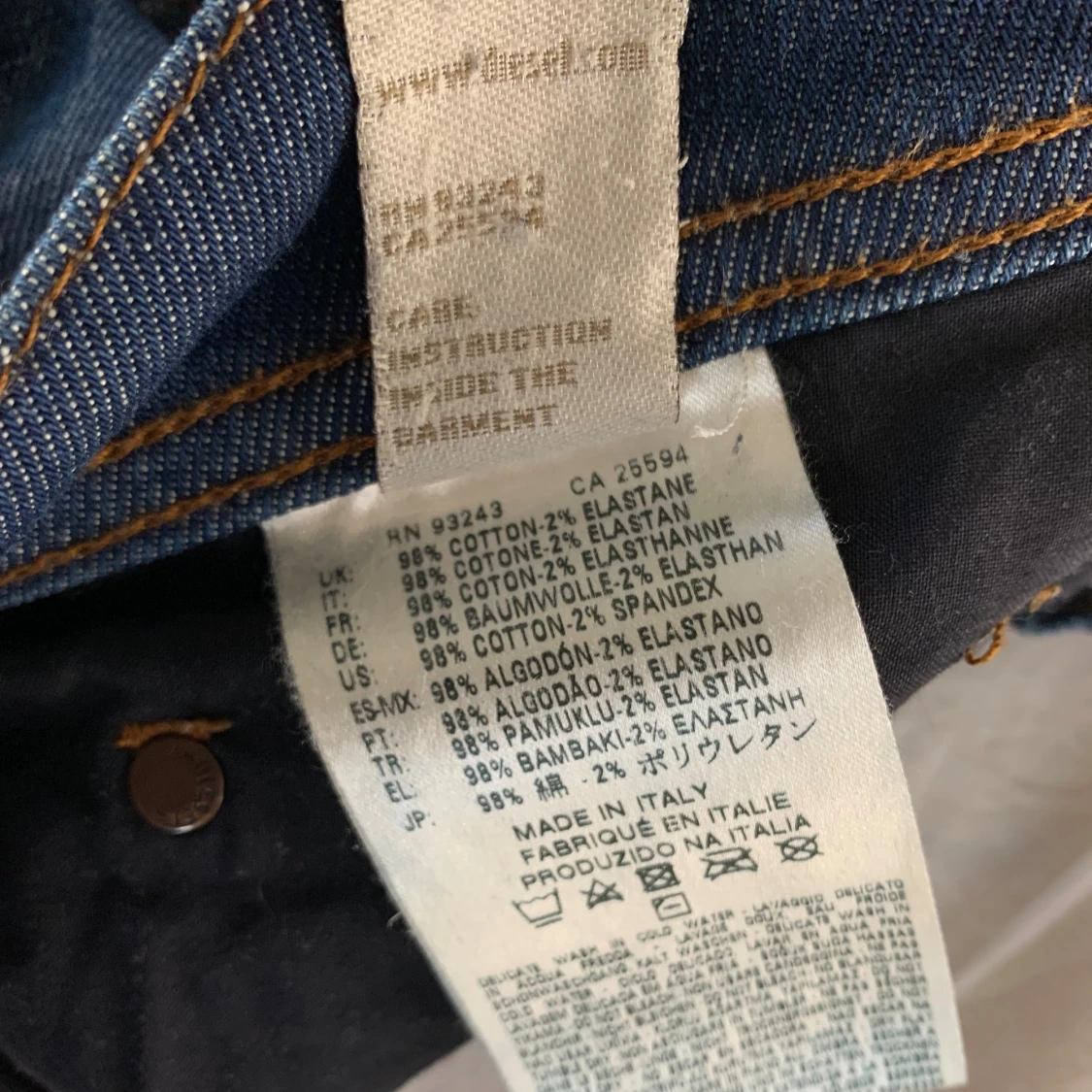 Diesel Tepphar slim jeans blå - 4