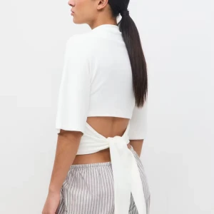 Tie back tee XS - super snygg endast använd 2 gånger