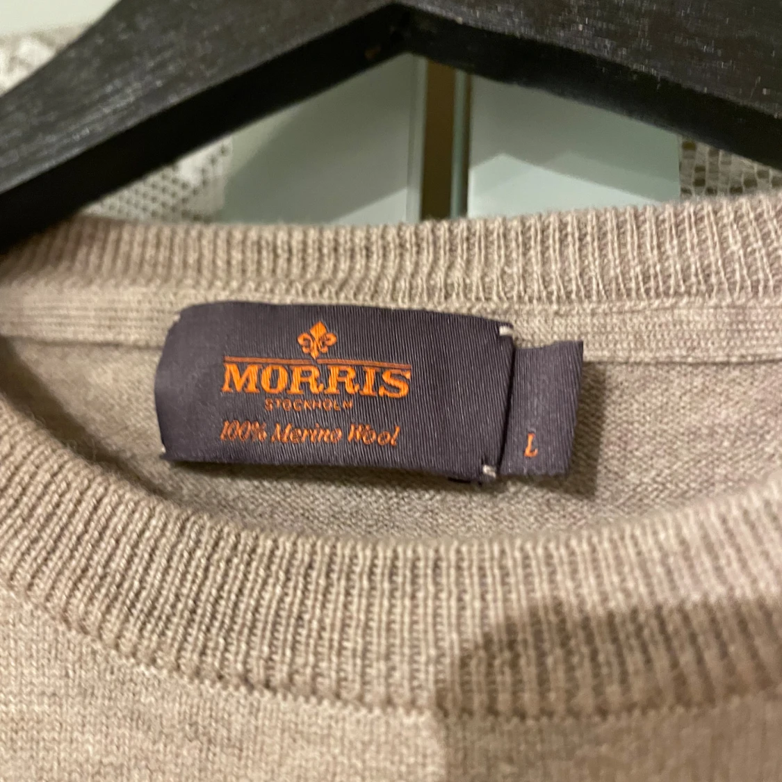 Morris tröja 100% marino ull strl S (ungdoms strl L) - 2