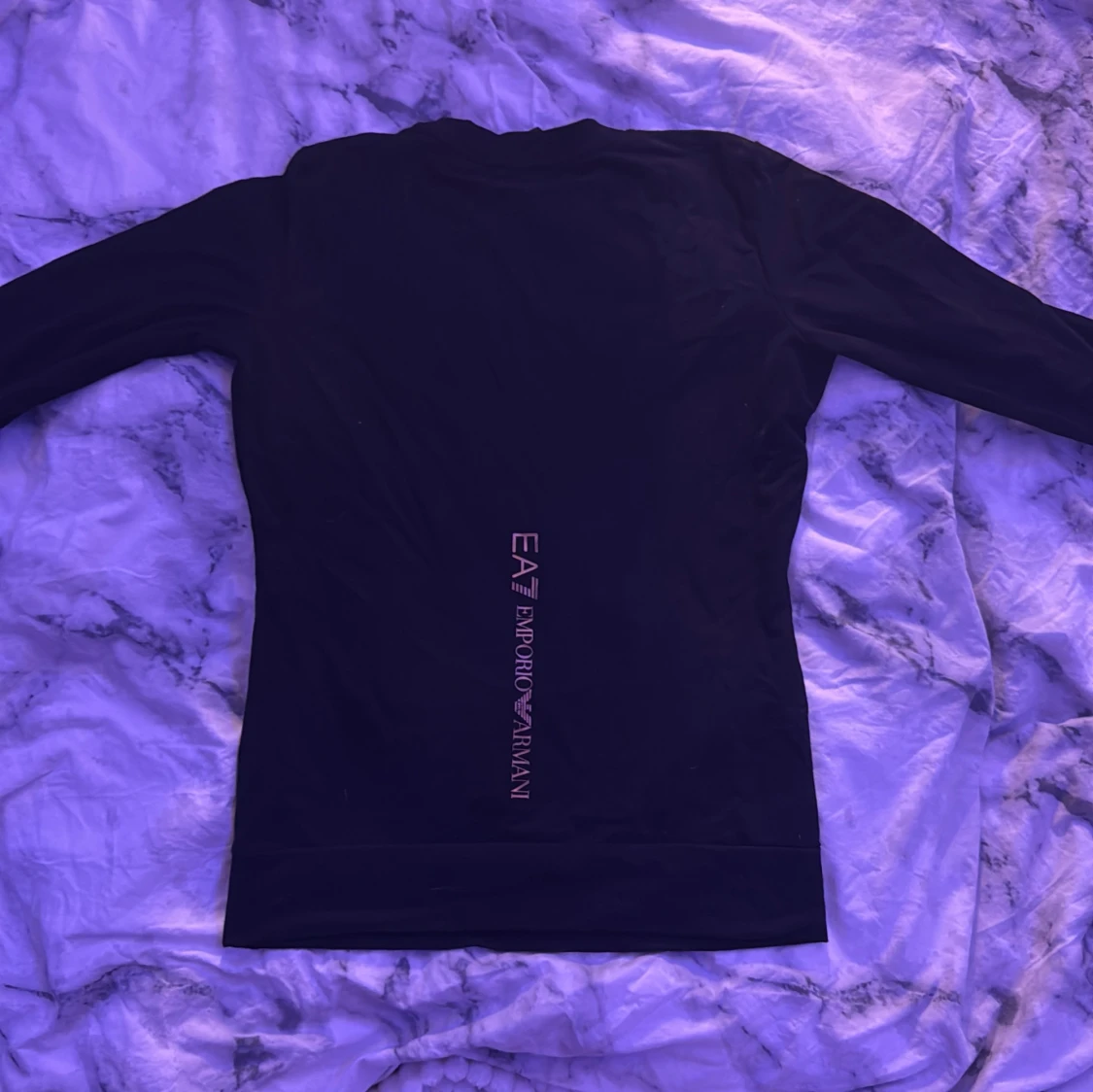 Svart långärmad tröja EA7 Armani - 1