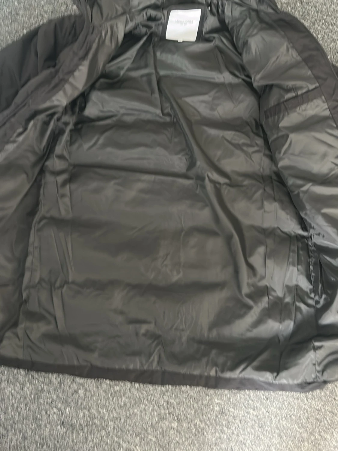 Svart lång pufferjacka Jack & Jones - 4