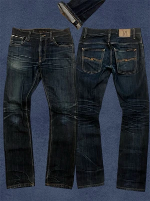 Nudie Jeans Selvedge - Säljer nu dessa sjukaaa jeans från Nudie. Selvedge Jeans i toppkvalite med fades som börjar formas. 29/32, längd: 102, midja: 39, lår: 22, fotvidd: 16,5. Skriv vid frågor!