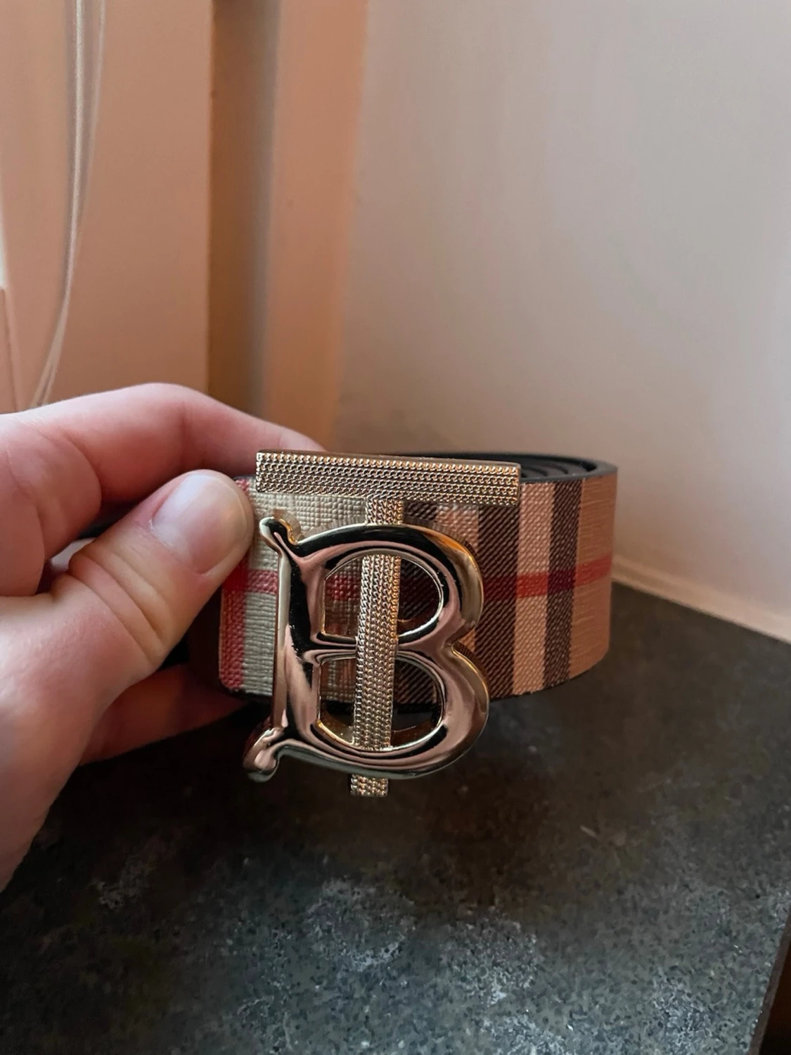 Burberry bälte