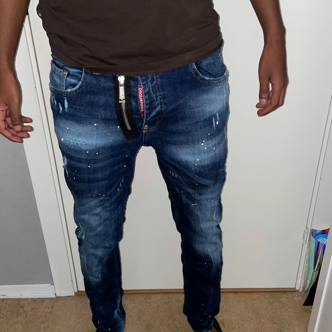Dsquared jeans blåa strl 48